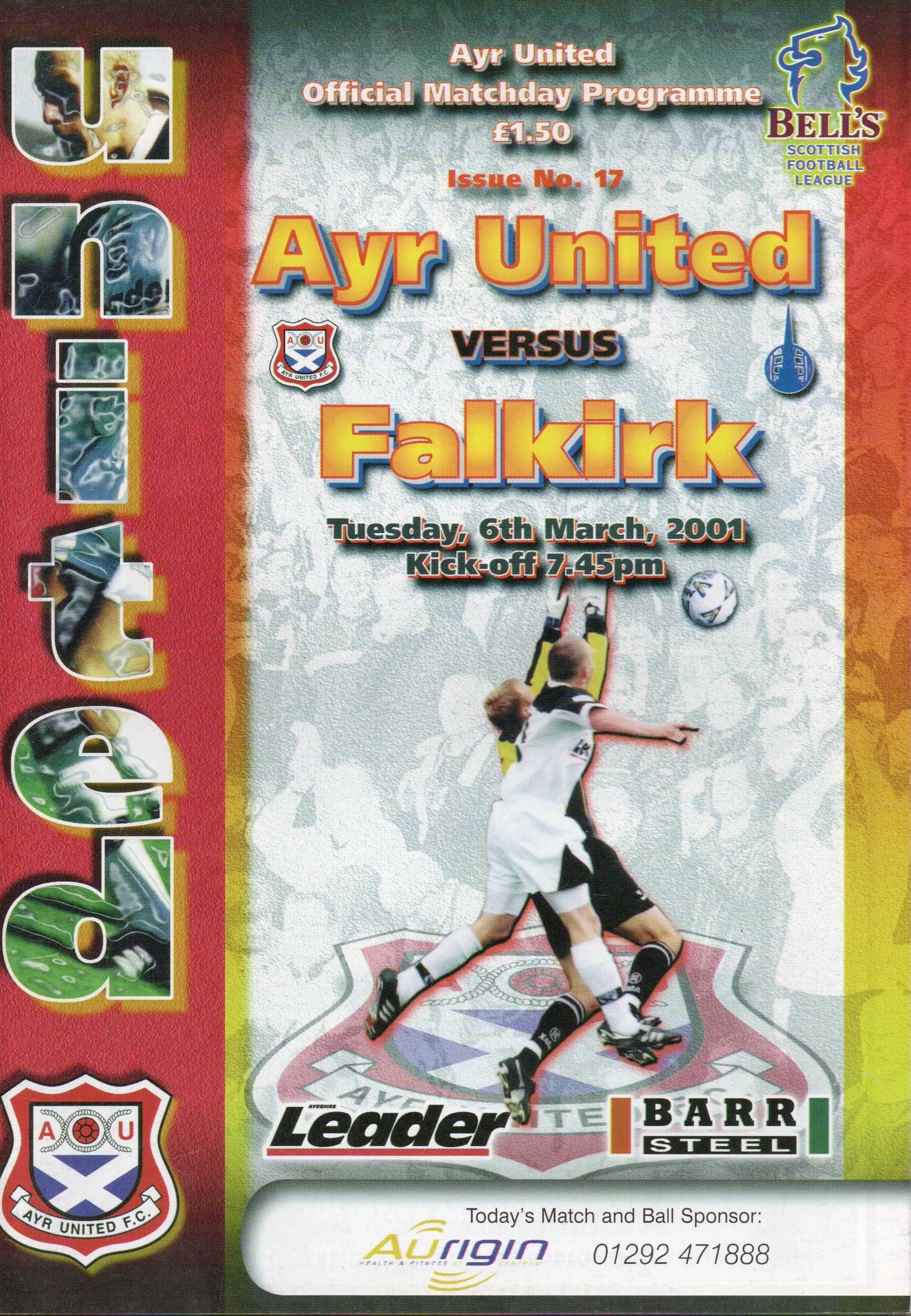Ayr United Match Programmes